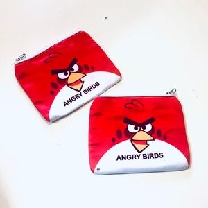 [ANGRY BIRD] NEW Set of 2 Coin Purse